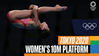 Womens 10m platform diving final  Tokyo Replays [upl. by Rillings]