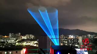 30W RGB laser show outdoor [upl. by Ronoc]