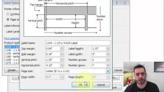 How Do I Print Labels in Word [upl. by Einner620]