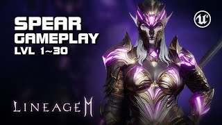 Lineage 2M  Spear Gameplay New Class lvl 130  PC Version  Mobile amp PC  F2P  KREN [upl. by Salhcin796]