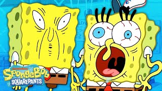 SpongeBobs Weirdest Faces 🥴  SpongeBob [upl. by Isdnyl]