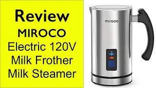 Review Miroco Milk Frother  How to make froth milk at home [upl. by Scott199]