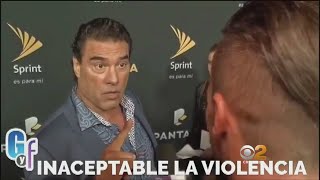 Mexican Soap Star Gives New Meaning To Red Carpet After Slapping Reporter [upl. by Nauh]