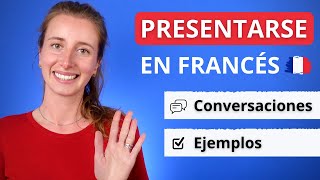 Cómo Presentarse En Francés 🇫🇷 Conversaciones Básicas Ejemplos [upl. by Habas]