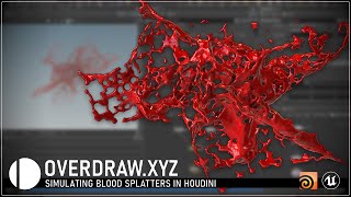 Simulating Blood Splatters in Houdini [upl. by Adnilahs]