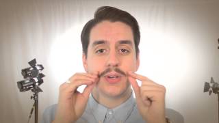 How To Use Moustache Wax [upl. by Ecinom690]