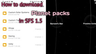 SFS 15  How to Download New Planets and Custom Solar Systems  Spaceflight Simulator [upl. by Nomelihp]