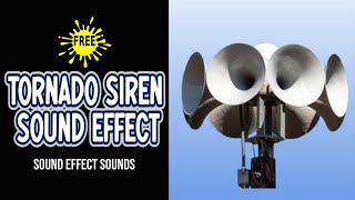 Tornado Siren Sound Effect [upl. by Canty]