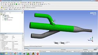 Ansys Tutorial  Fluid Flow AnalysisCFD [upl. by Lewes231]