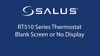 RT510 Series Thermostat  Blank Screen [upl. by Cohlier]