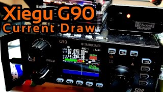 Xiegu G90 HF SDR Transceiver Current Draw Review [upl. by Sacci439]