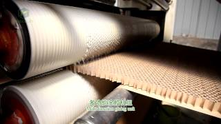 Full automatic honeycomb paperboard machine [upl. by Jacoba448]