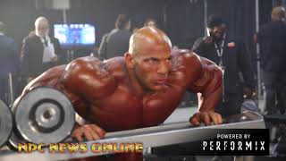 Worlds Biggest Bodybuilder quotBig Ramyquot Backstage At The 2018 Olympia [upl. by Elder]