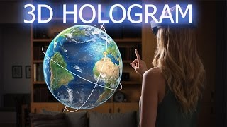 How To Make 3D BIG Hologram Projector [upl. by Reffinnej]