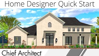 Quick Start Demonstration with Home Designer 2020 [upl. by Estes]