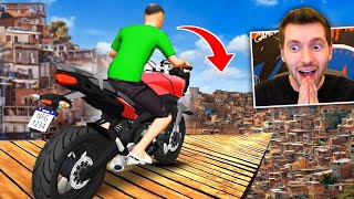 FUI DE MOTO na NOVA CIDADE do Moto Wheelie 3D [upl. by Cooper]