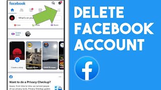 How to Delete Facebook Account Permanently on Mobile 2021  Delete Facebook Account on Android [upl. by Kaitlyn]