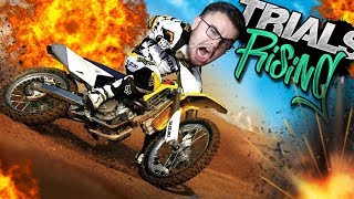 Attempting the MOST EXTREME Dirt Bike STUNTS  Trials Rising [upl. by Borg]