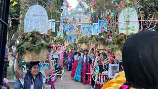 Calenda floral Asunción Ocotlán Oaxaca 2024 [upl. by Analaj407]