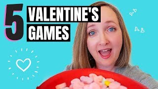 5 Valentines Day Party Games for Kids [upl. by Trever576]