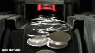 Coin Minting Process  Quality Silver Bullion [upl. by Elleivad40]