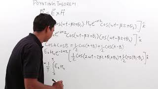 Electro Magnetics  Poynting Theorem Part 1 [upl. by Shishko790]