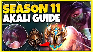 How To Play Akali Like a CHALLENGER in Season 11 MiniRework Akali Guide  League of Legends [upl. by Enohs]