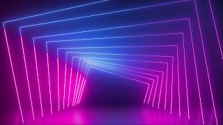 No Copyright Neon Lights Modern Animated Loop Background  Free Footage  Motion Made [upl. by Mya]