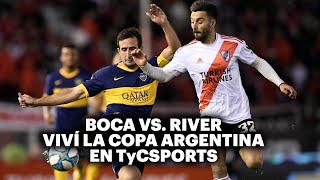 BOCA VS RIVER ⚽️ VIVILO EN TyC SPORTS  Copa Argentina 2021 [upl. by Atnoled]