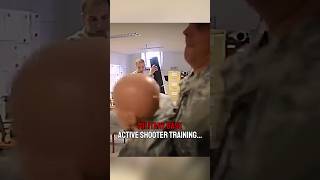 Military base active shooter scenario training‼️🤯 military army combat war [upl. by Eolcin688]