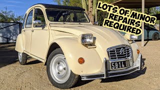 Fixing up the Citroen 2CV motor interior exterior [upl. by Ella]