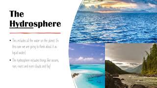 Earths 5 Spheres Geosphere Hydrosphere Cryosphere Atmosphere Biosphere [upl. by Idalina]