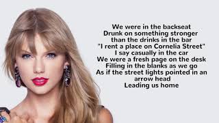 Taylor Swift  Cornelia Street lyrics [upl. by Colet715]