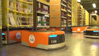 Robots Kiva  Amazon [upl. by Aysa]