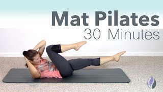 30 Minute Mat Pilates Workout [upl. by Nolita]