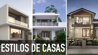 5 diferentes estilos de casas ¿Cuál te gusta más  ARTOSKETCH [upl. by Wynn265]