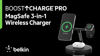 BOOSTCHARGE PRO MagSafe 3in1 Wireless Charger [upl. by Neenaej]