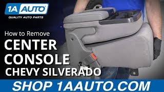 How to Remove Center Console 1419 Chevy Silverado [upl. by Andee]