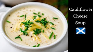 Cauliflower Cheese Soup  Easy 5 minute recipe [upl. by Jenelle51]