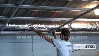 How To Install A Drop Ceiling Basic Overview [upl. by Aplihs]