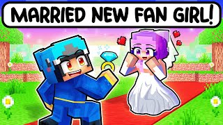 Omz MARRIED A NEW CRAZY FAN GIRL in Minecraft [upl. by Radloff]