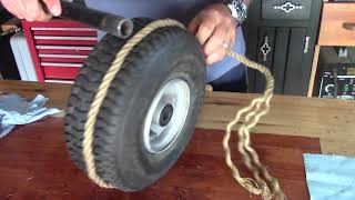 How To Inflate A Tractor Tire Off The Rim [upl. by Ahseinaj569]