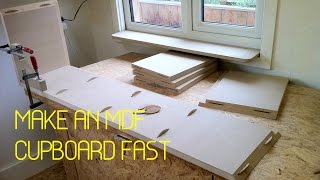 DIY  Make an mdf storage cupboard  A timelapse tutorial [upl. by Sharlene607]