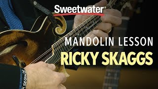 Ricky Skaggs Mandolin Lesson [upl. by Dutch]