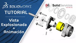 SOLIDWORKS TUTORIAL ➤ Vista Explosionada Perfecta  Animación [upl. by Anir675]