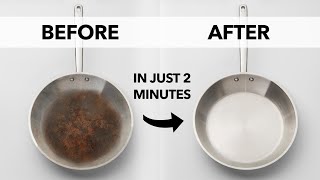 HOW TO CLEAN STAINLESS STEEL PANS [upl. by Ardnaik180]