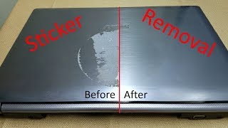 How To Sticker Removal from Laptop [upl. by Zsa]