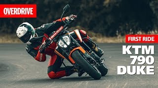 2019 KTM 790 Duke  First Ride Review  OVERDRIVE [upl. by Miahc]