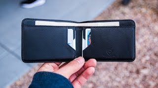 Vaultskin Manhattan Slim Wallet Review  Best Minimalist Bifold Wallet [upl. by Timmons]