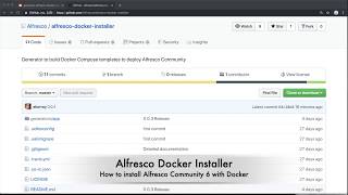 Installing Alfresco Community 61 with Docker Compose [upl. by Lahsiv]